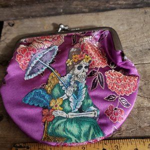 Day of the Dead Change Purse